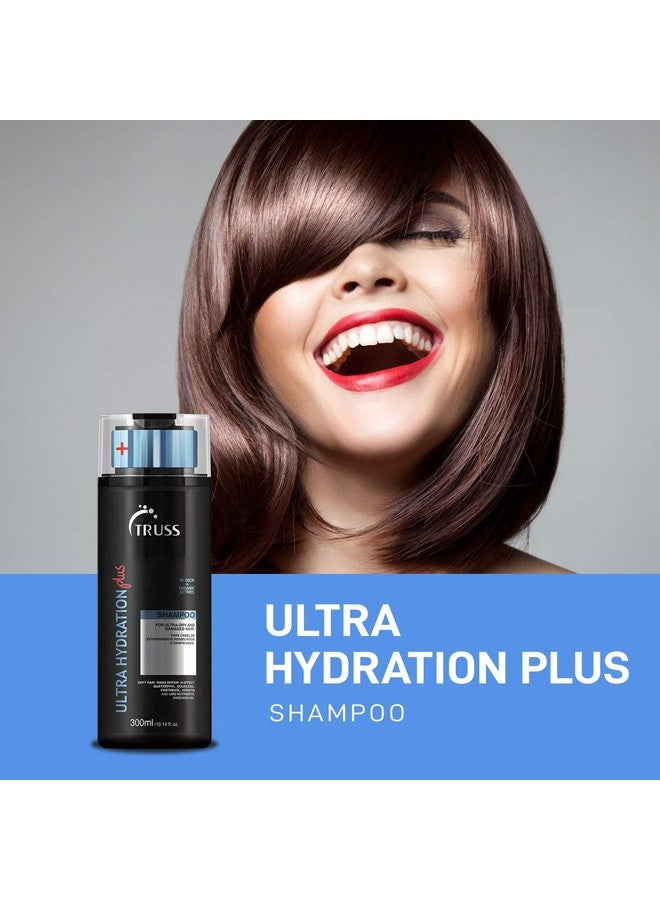 Ultra Hydration Plus Shampoo For Extremely Dry Damaged Hair From Chemical Damage Color Damage Deep Hydration Restores Elasticity Revitalizes Adds Body & Shine To All Hair Type & Textures.