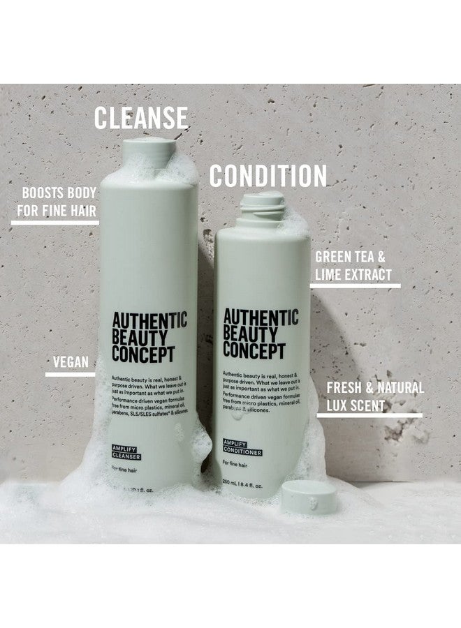 Amplify Cleanser ; Volumizing Shampoo For Fine Hair ; Increases Body & Volume ; Vegan & Crueltyfree ; Sulfatefree ; 10.1 Fl. Oz. ; Authentic Beauty Concept