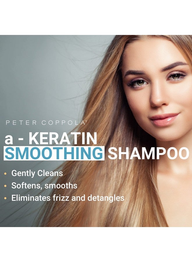 Akeratin Smoothing Shampoo Smooth Silky Hair For Keratin Treated Hair Infused With Argan Oil Voluminous Hair (10 Fl Oz)