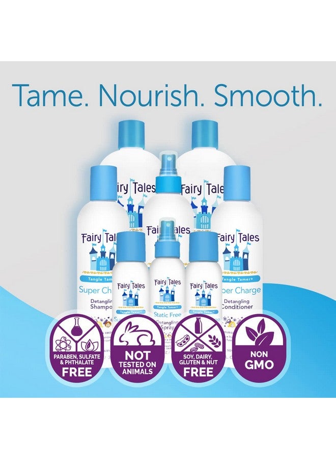 Tangle Tamer Detangling Shampoo And Conditioner For Kids Ultra Moisturizing And  Anti Frizz Protection  Paraben Free Sulfate Free 12 Oz Each Bottle 2 Pack