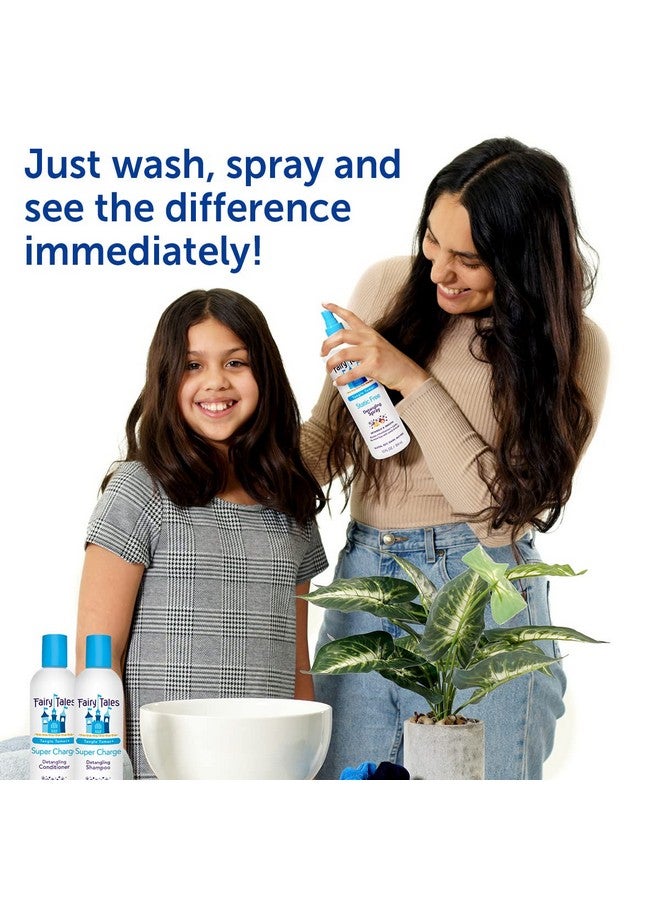 Tangle Tamer Detangling Shampoo And Conditioner For Kids Ultra Moisturizing And  Anti Frizz Protection  Paraben Free Sulfate Free 12 Oz Each Bottle 2 Pack