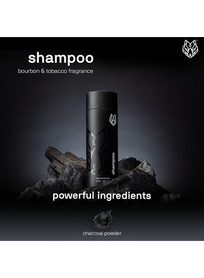 Everyday Men’S Shampoo 12 Fl Oz Charcoal Powder Cleanses Scalp And Fights Dirty & Greasy Hair Thick And Rich Lather For All Hair Types