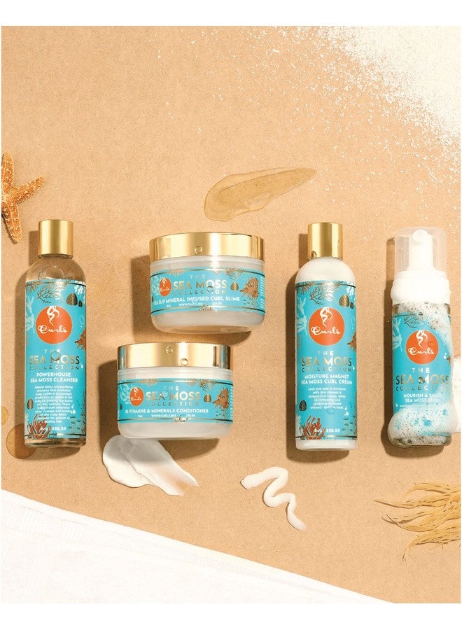 Sea Moss Powerhouse Hair Cleanser Natural Detox Shampoo Promotes Scalp Health Prevents Damage And Buildup For All Types 8Oz