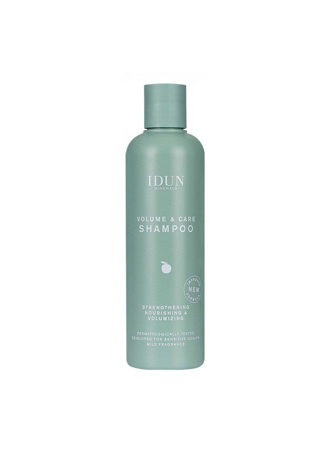 Volume Shampoo Strengthening & Nourishing Moisturizing & Lightweight For Thin Hair W/Malic Acid Apple Stem Cell Extract & Panthenol 100% Vegan Dermatologist Tested 8.45 Oz
