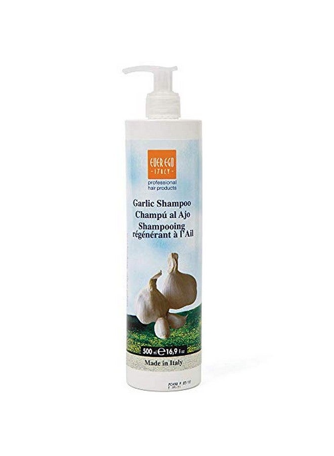Garlic Shampoo For Damaged Bleached Or Colored Hair ; Repairing And Hydrating Hair Care Product For Men And Women ; 500Ml Bottle
