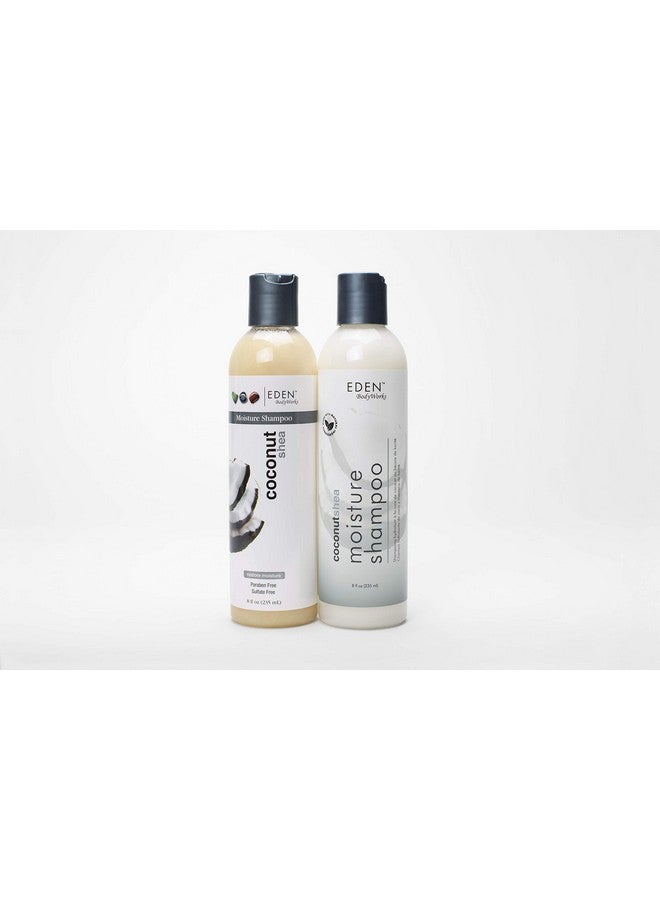 Coconut Shea Moisture Shampoo ; 8 Oz ; Remove Build Up & Restore Moisture Balance Packaging May Vary