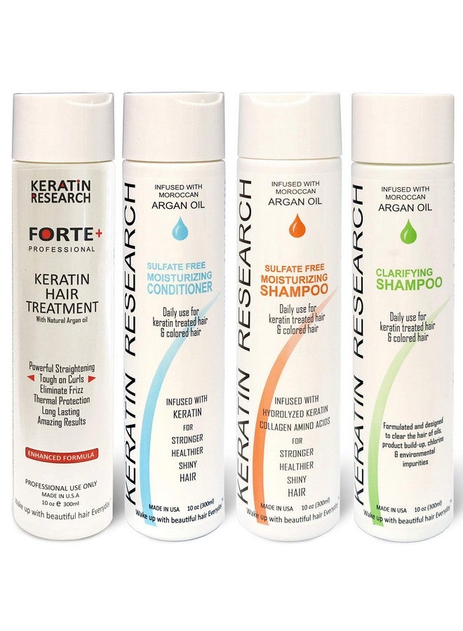 Complex Brazilian Keratin Hair Argan Oil Blowout Treatment Professional Results Straightening And Smoothing Hair Queratina Keratina (Forte Strength)