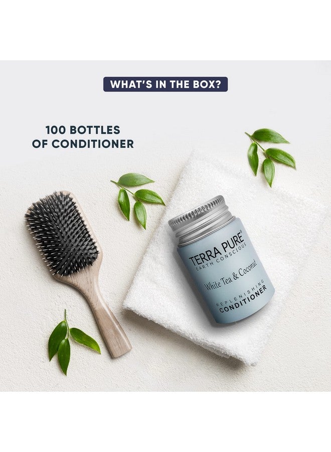 White Tea & Coconut Conditioner Travel Size Hotel Amenities 1 Oz. (Case Of 100)