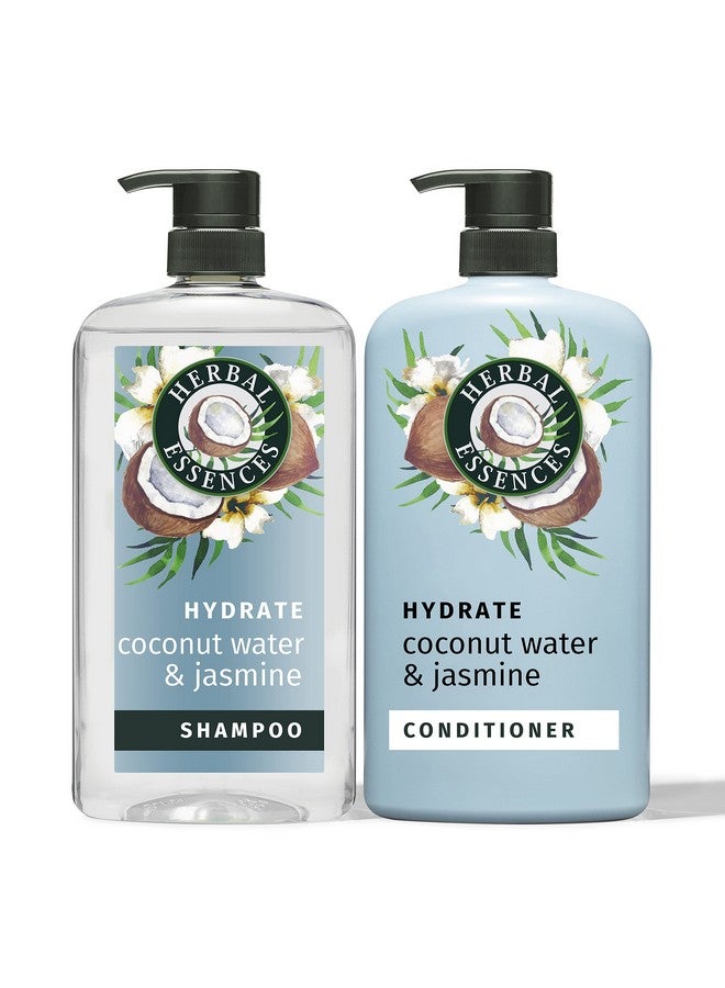 Shampoo And Conditioner Set For Dry Hair With Coconut Water And Jasmine 29.2 Fl Oz