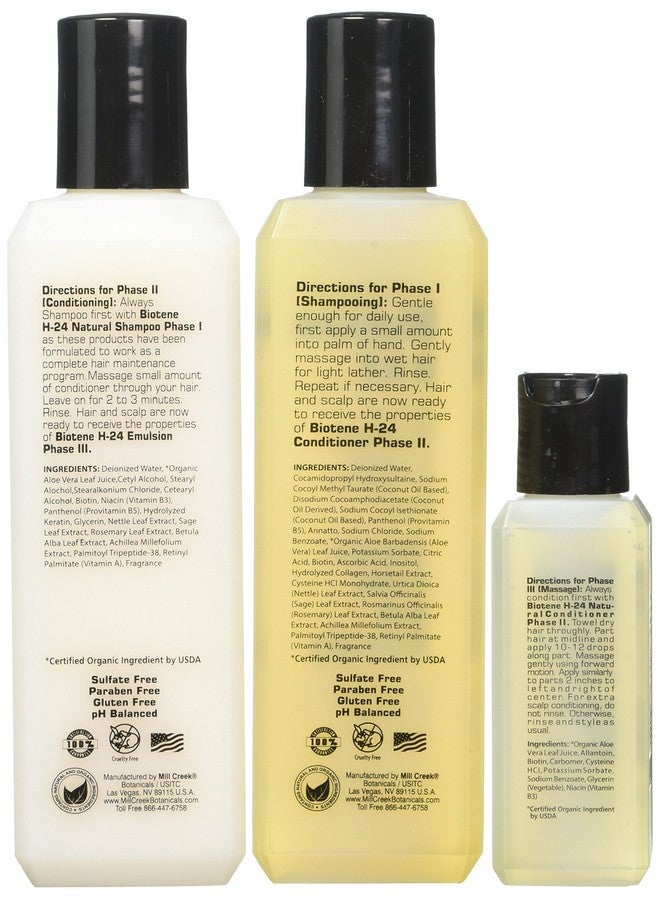 H24 Shampoo/Conditioner/Emulsion Tripack