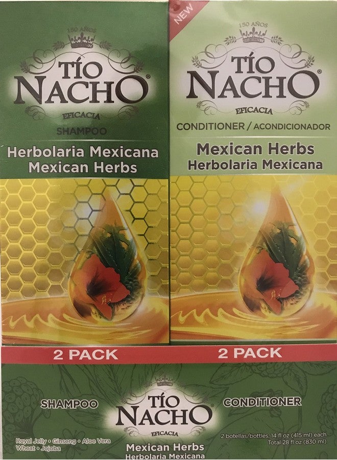 Mexican Herbs Shampoo And Conditioner Twin Pack (2 Pack 14 Fl. Oz. Each)