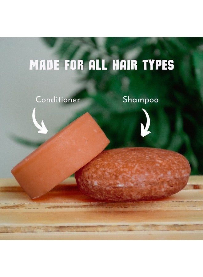 Argan Oil Shampoo And Conditioner Bar For Hair Set. Solid Shampoo And Conditioner Travel. 100% Vegan Plastic Free Handmade In Usa.