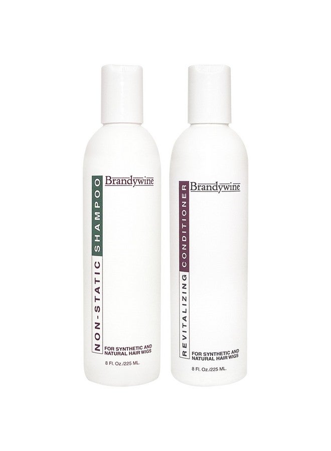 Non Static Shampoo & Revitalizing Conditioner 8 Ounce. Value Pack Bundle 2 Items