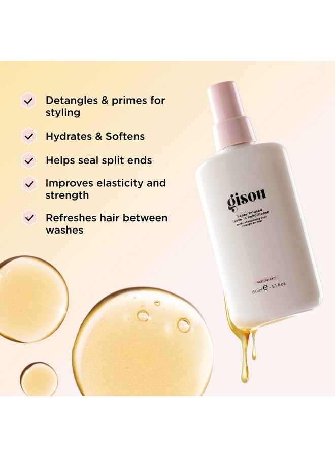 Honey Infused Leavein Conditioner A Lightweight Multitasking Hair Conditioning Spray To Hydrate Smooth Detangle And Protect Hair (5.1 Fl Oz)