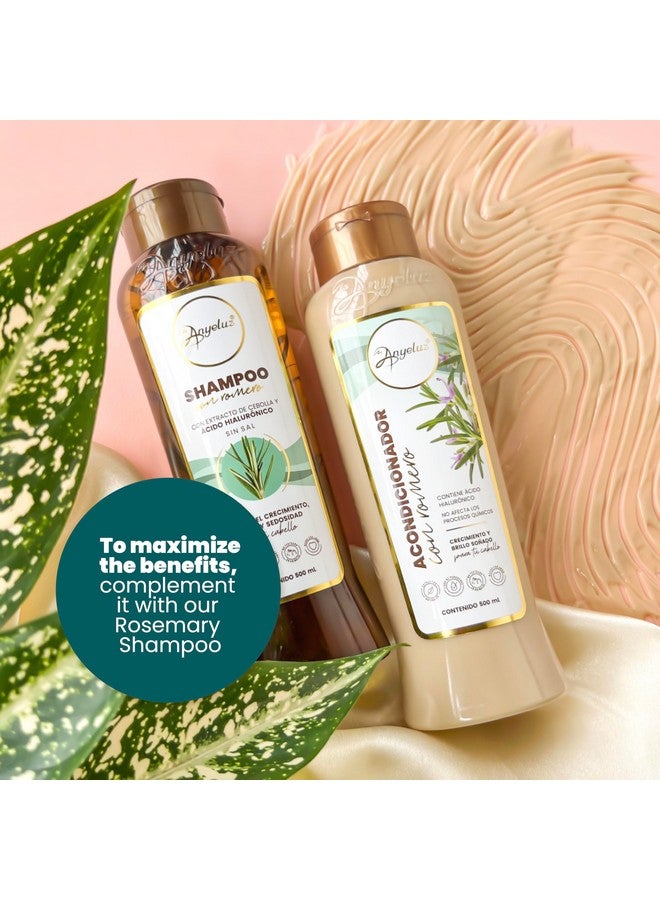 Rosemary Conditioner ; Infused With Onion Extract Hyaluronic Acid And Rosemary ;Accelerates Hair Growth Enhances Shine And Provides Silkiness ;Easy To Comb ; For All Hair Types