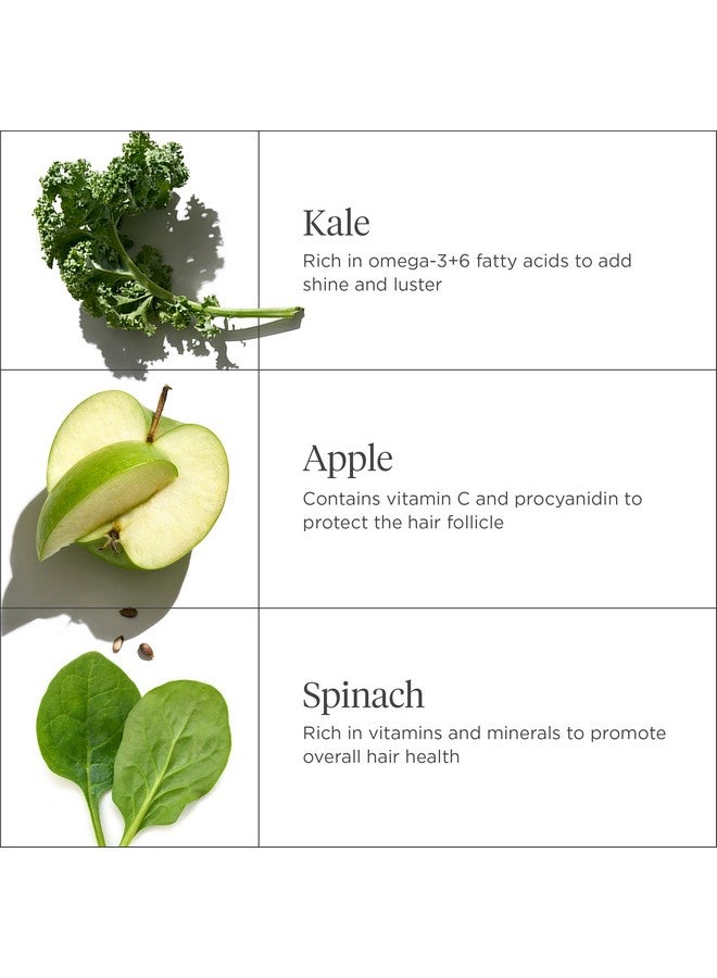 Superfoods Kale And Apple Replenishing Conditioner Supports Healthy Balanced Hair And Scalp Vegan Phalate & Parabenfree 12.5 Ounces