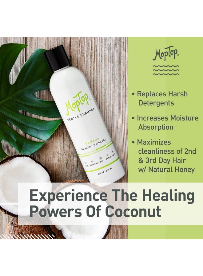Gentle Shampoo Natural Hair Moisturizer Reduces Frizz Color Safe Volumizing Shampoo For All Hair Types Straight Curly Wavy Thin Coily (8 Oz)