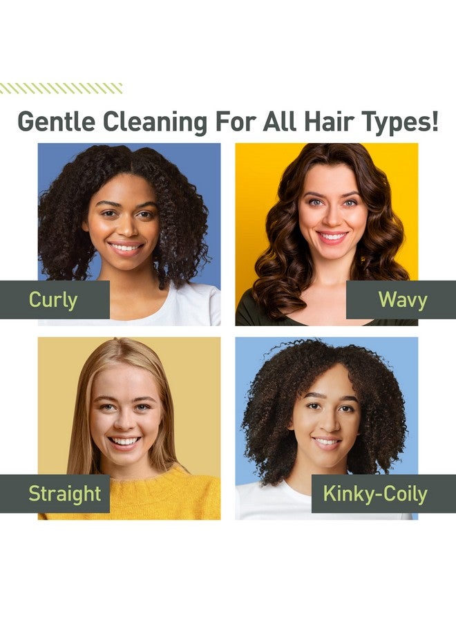 Gentle Shampoo Natural Hair Moisturizer Reduces Frizz Color Safe Volumizing Shampoo For All Hair Types Straight Curly Wavy Thin Coily (8 Oz)