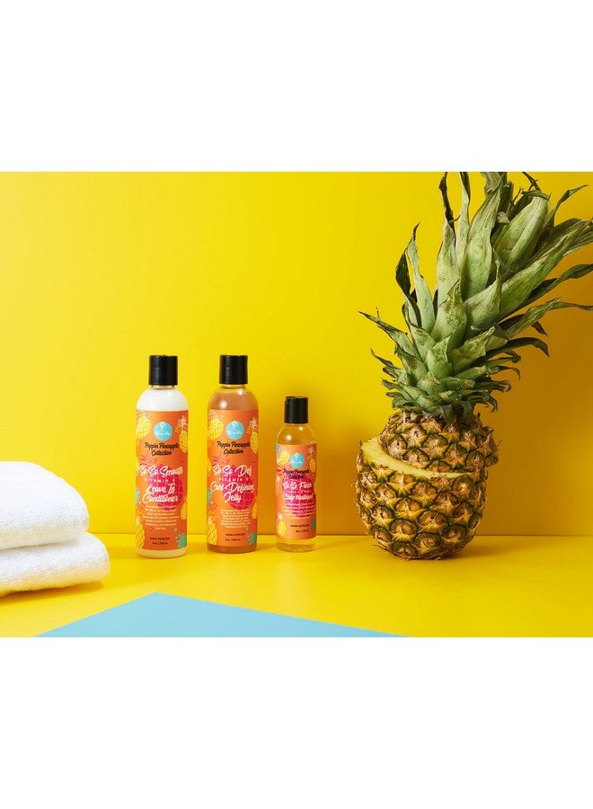 Poppin Pineapple So So Smooth Vitamin C Leave In Conditioner Conditions & Softens Hair For Wavy Curly And Coily Hair Types 8 Ounces