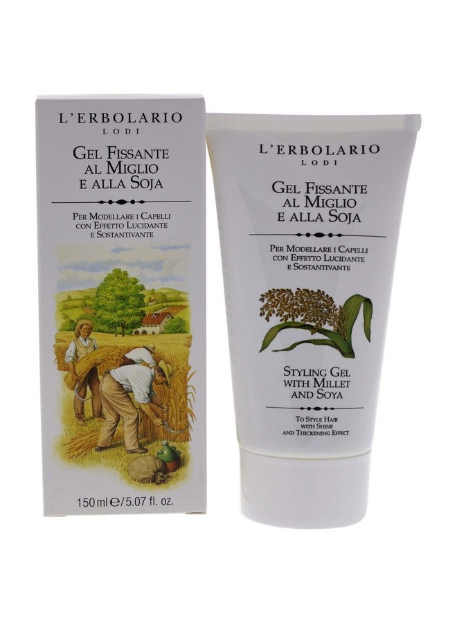 Styling Gel With Millet And Soya By Lerbolario For Unisex 5.07 Oz Gel