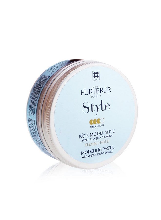 René Furterer Style Modeling Paste Sculpts & Texturizes Flexible Hold With Moisturizing Jojoba Extract All Hair Types Vegan & Siliconefree 2.5 Fl. Oz.