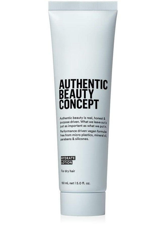Hydrate Lotion ; Hydrating Hair Lotion ; Leavein Cream ; Protects From Blow Dry Damage & Helps Fight Frizz ; Normal To Dry Or Curly Hair ; Vegan & Crueltyfree ; 5 Fl. Oz ; Authentic Beauty Concept