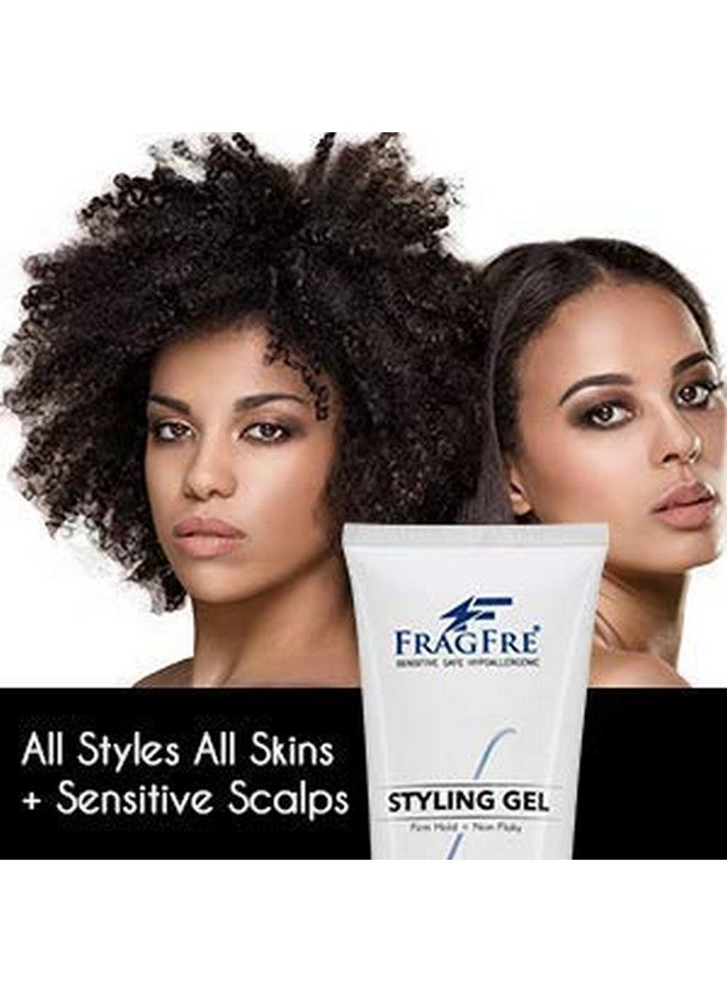 Firm Hold Hair Gel Fragrance Free 8 Oz Strong Styling Gel For Aggressive Hair Styles Paraben Free Hypoallergenic Sensitive Formula Nonirritating Vegan No Gluten/Cruelty (1 Pack)