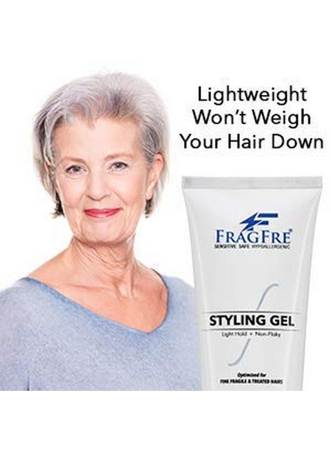 Light Hold Hair Gel Fragrance Free 8 Oz Lightweight Styling Gel For Fine Fragile And Weakened Hairs Paraben Free Hypoallergenic Sensitive Formula Vegan Gluten Free Cruelty Free (1 Pack)