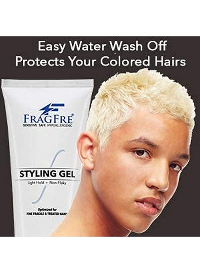 Light Hold Hair Gel Fragrance Free 8 Oz Lightweight Styling Gel For Fine Fragile And Weakened Hairs Paraben Free Hypoallergenic Sensitive Formula Vegan Gluten Free Cruelty Free (1 Pack)