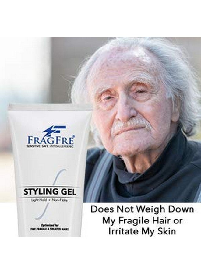 Light Hold Hair Gel Fragrance Free 8 Oz Lightweight Styling Gel For Fine Fragile And Weakened Hairs Paraben Free Hypoallergenic Sensitive Formula Vegan Gluten Free Cruelty Free (1 Pack)