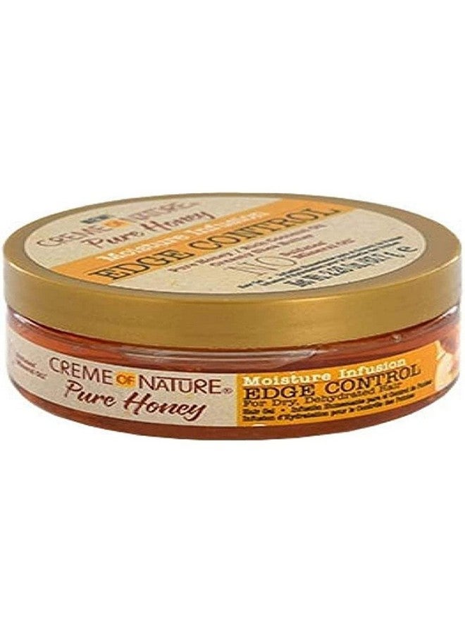 Moisture Infusiuon Edge Control Pure Honey Coconut Oil And Shea Butter Formula 2.25 Oz