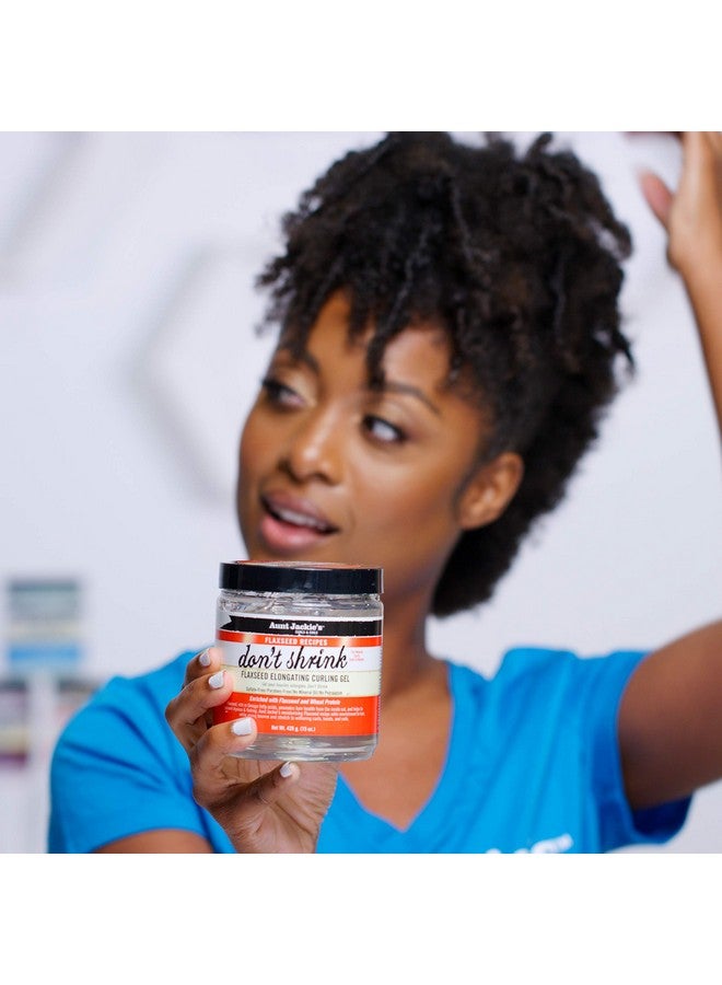 Flaxseed Recipes Don'T Shrink Elongating Hair Curling Gel For Natural Curls Coils And Waves Helps Prevent Dryness And Flaking 18 Oz