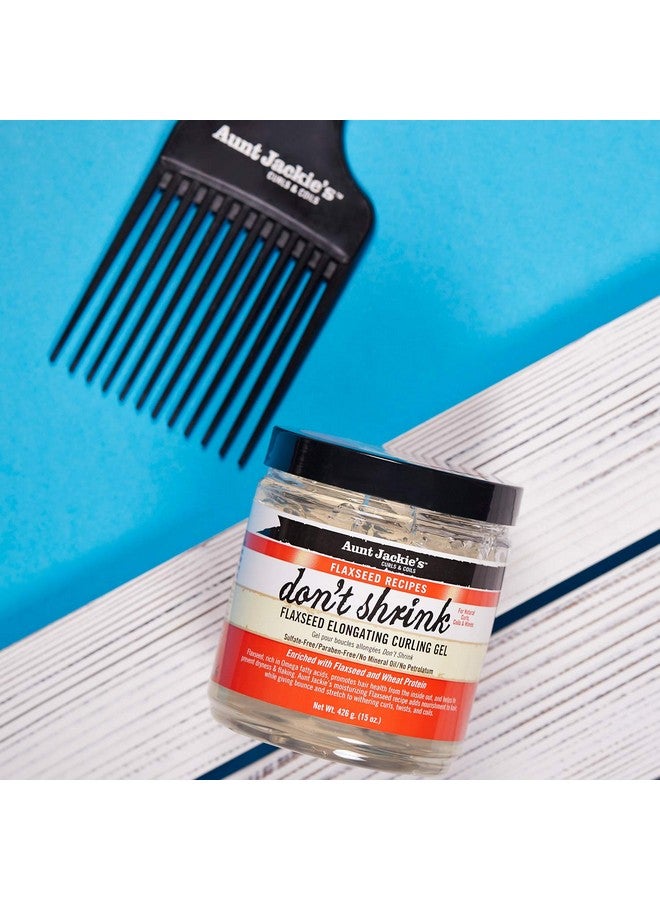 Flaxseed Recipes Don'T Shrink Elongating Hair Curling Gel For Natural Curls Coils And Waves Helps Prevent Dryness And Flaking 18 Oz
