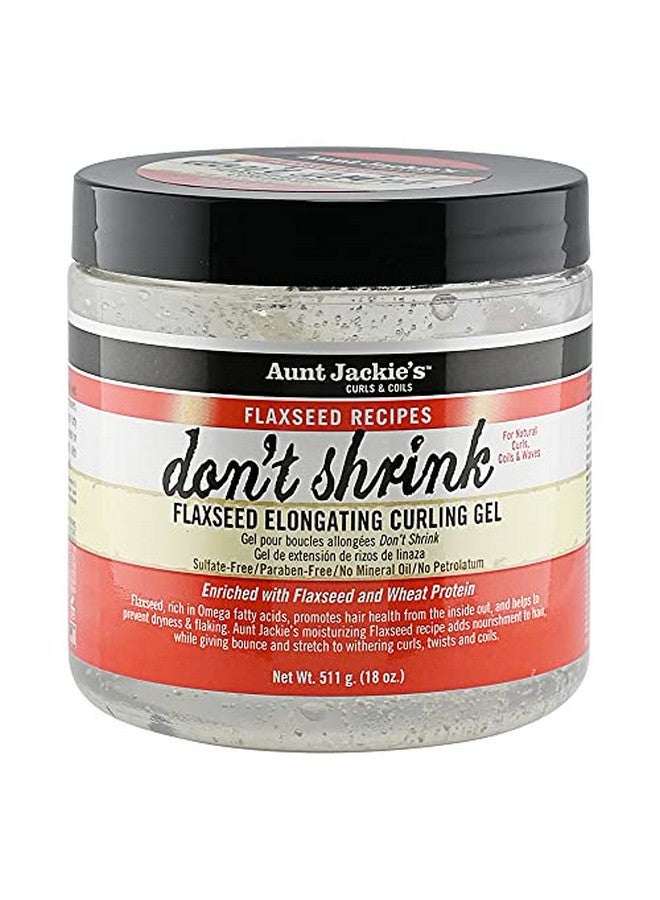 Flaxseed Recipes Don'T Shrink Elongating Hair Curling Gel For Natural Curls Coils And Waves Helps Prevent Dryness And Flaking 18 Oz