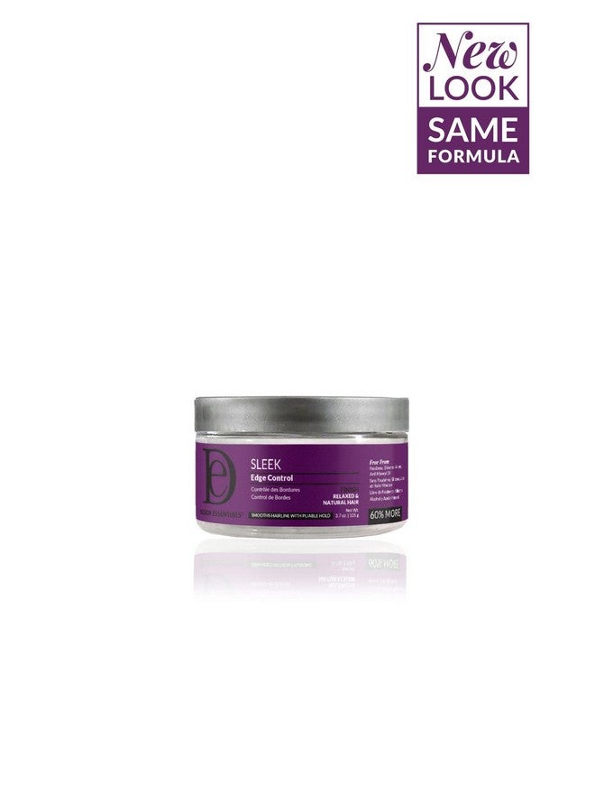 Sleek Edge Control Medium Hold For Relaxed And Natural Textures 3.7 Ounce (Pack Of 1)
