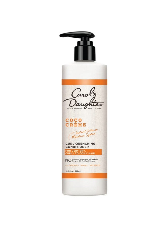 Carol’S Daughter Coco Creme Curl Quenching Conditioner For Very Dry Hair With Coconut Oil Paraben Free Hair Conditioner For Curly Hair 12 Oz