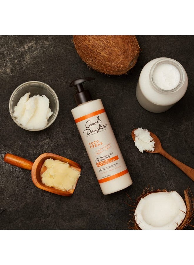 Carol’S Daughter Coco Creme Curl Quenching Conditioner For Very Dry Hair With Coconut Oil Paraben Free Hair Conditioner For Curly Hair 12 Oz