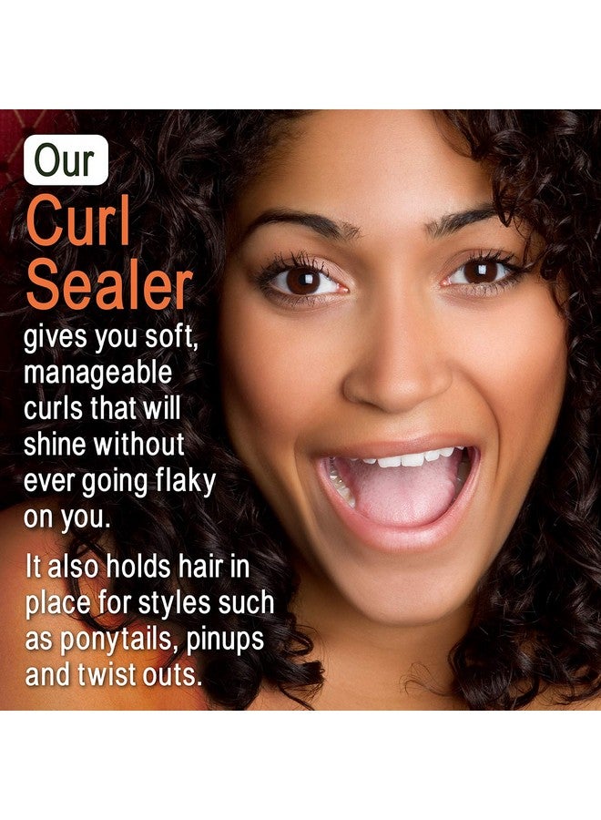 Curl Sealer Gentle Nonirritating Sulfatefree Sealer Moisturizes And Adds Shine For All Types Of Curly Healthy Natural Hair 8.8Oz Single