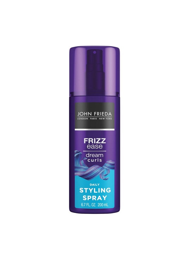 Anti Frizz Frizz Ease Dream Curls Daily Styling Spray For Curly Hair Magnesiumenriched Formula Revitalizes Natural Curls 6.7 Ounce