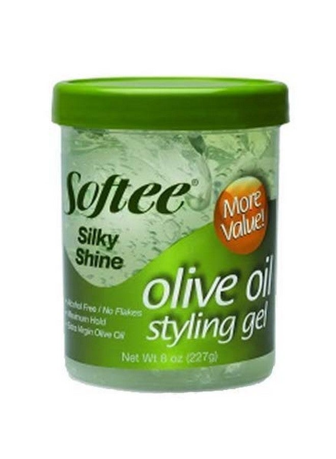 Silky Shine Olive Oil Styling Gel 8 Oz