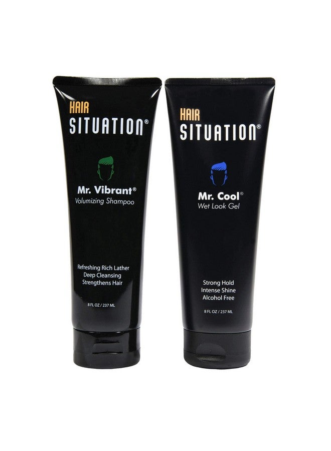 Mr. Cool Wet Look Gel & Mr. Vibrant Volume Shampoo