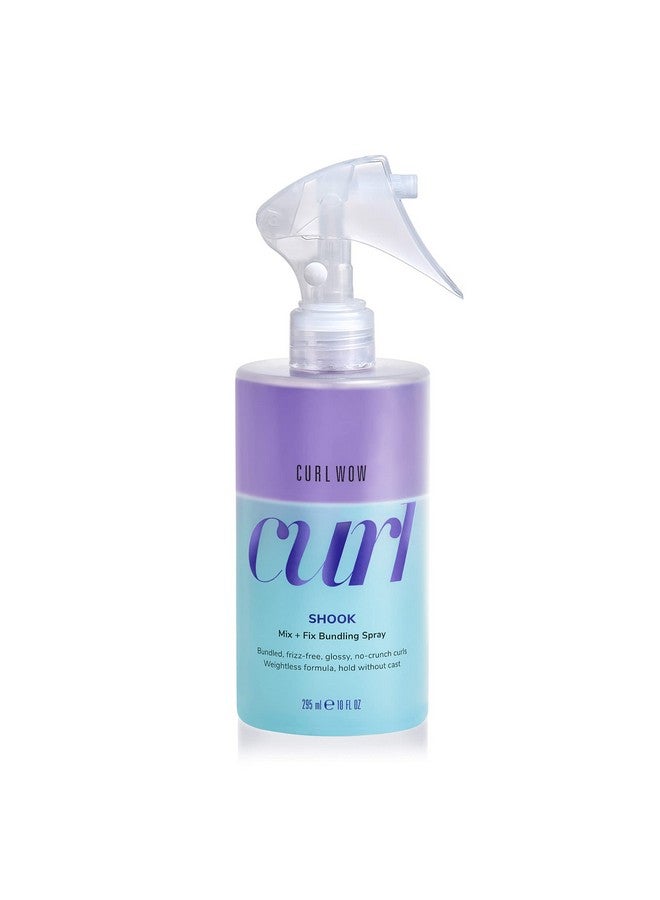 Curl Wow Shook Mix + Fix Bundling Spray With Naked Technology; Shaketoactivate Spray Combines Powerful Hydrators + Crunchfree Polymers For Perfectly Defined Glossy Frizzfree Curls