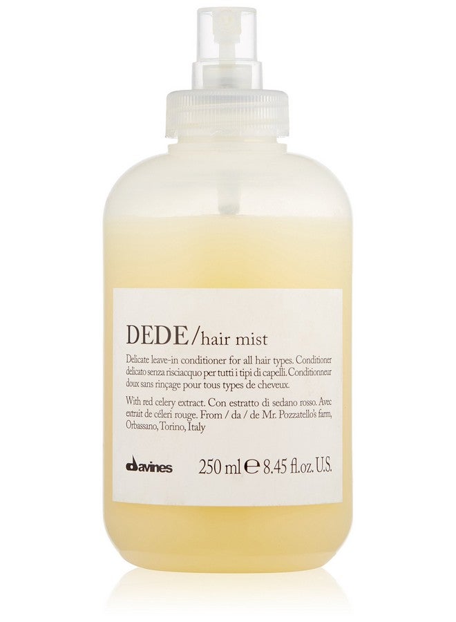 Dede Hair Mist Lightweight Leavein Conditioner Moisturize While Adding Shine Adds Combability To Fine Hair 8.45 Fl. Oz.