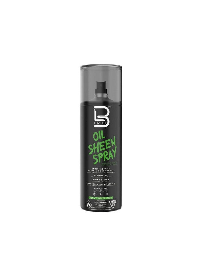 Level 3 Oil Sheen Spray Adds Shine To Hair After Styling Infused With Vitamin E Olive And Coconut Oil And Herbal Extracts Level Three Oil Shine Spray (Oil Sheen Spray)