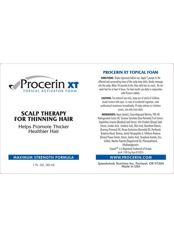 Hair Loss Foam (No Minoxidil) Maximum Strength Dht Blocking Formula Clinically Proven To Combat Baldness & Receding Hairline