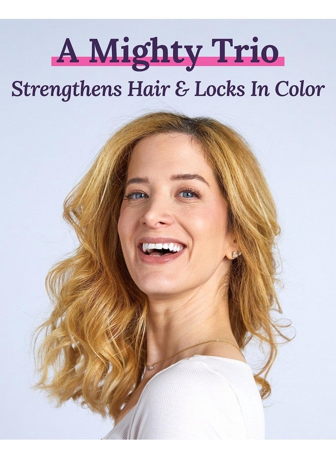 Color Treated Shampoo And Conditioner Set With Follicle Booster Hair Serum Keratin Enriched Color Boost Set W/Shampoo Conditioner & Thickening Spray For Women W/Fine Thin Colored Hair