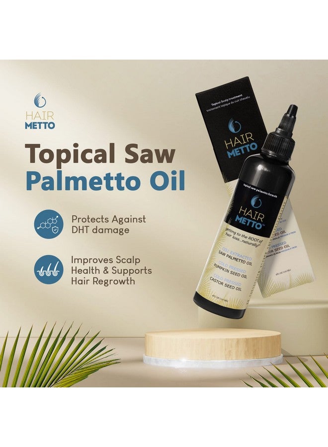 ® Topical Hair Oil Hair Loss Product Formulated With Saw Palmetto Oil And Pumpkin Seed Oil For Hair Growth Soothes Dry Scalp Strengthens Roots Lavender Scent 118 Ml Bottle