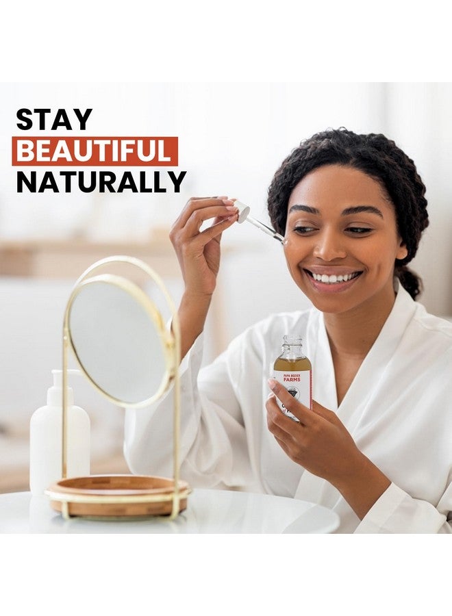 Organic Castor Oil How Mother Nature Would Want It 2Oz 100% Pure Cold Pressed Hexane Free For Hair Skin Eyelashes Eyebrows & Nails From