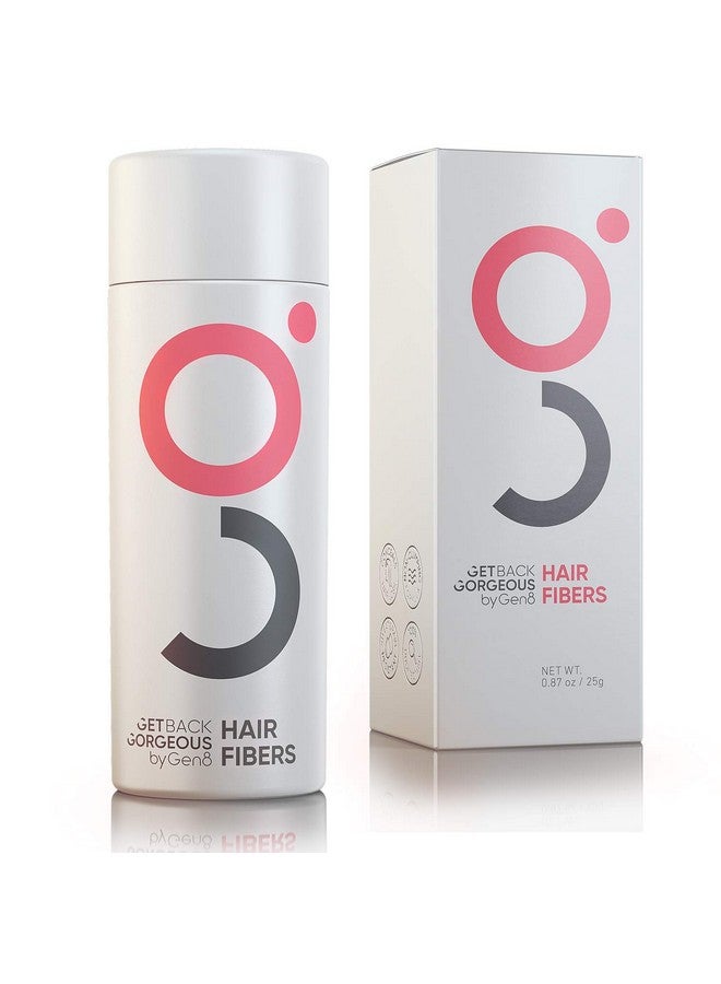 Gbg Womens Hair Fibers For Thinning Hair Cruelty Free Hair Powder For Fine Hair Instantly Thick In 30 Seconds Hair Touch Up Hair Thickener For Women & Men (Dark Brown) 25G