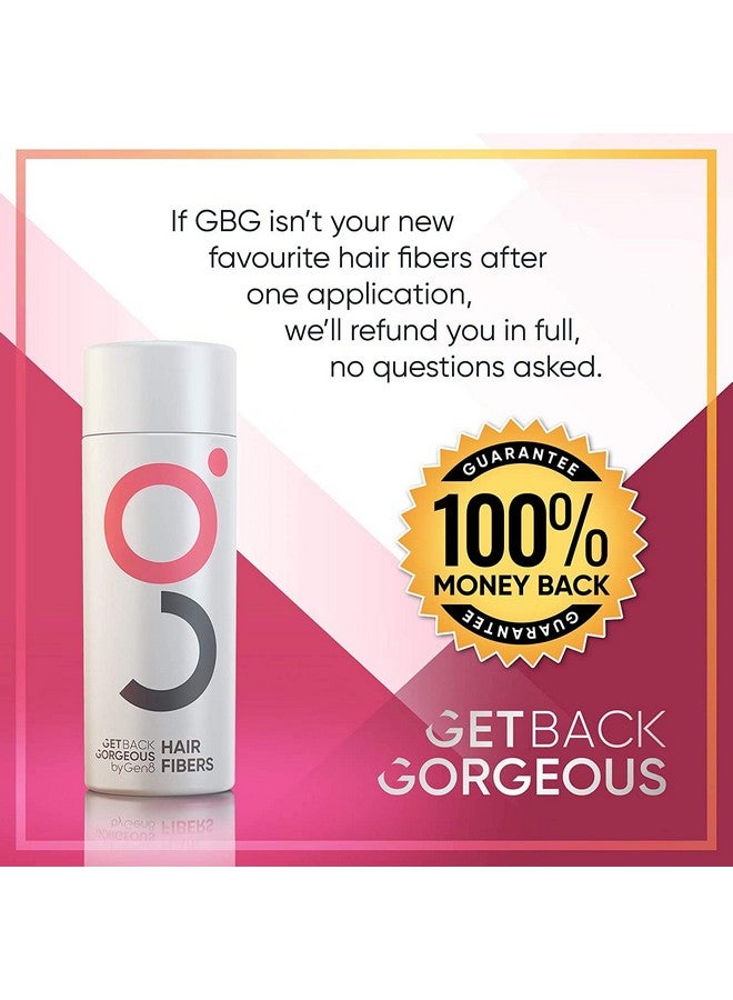 Gbg Womens Hair Fibers For Thinning Hair Cruelty Free Hair Powder For Fine Hair Instantly Thick In 30 Seconds Hair Touch Up Hair Thickener For Women & Men (Dark Brown) 25G